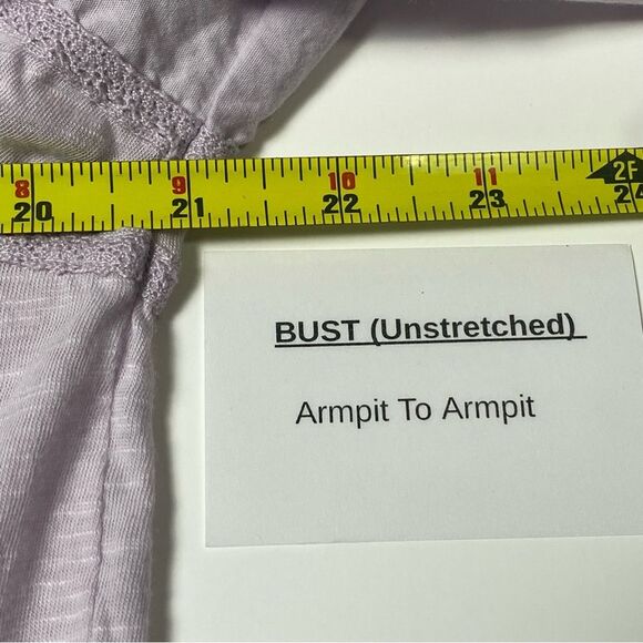 Caslon Lavender Floral Embroidered Eyelet Sleeve Blouse Women's Size Large - Picture 14 of 16